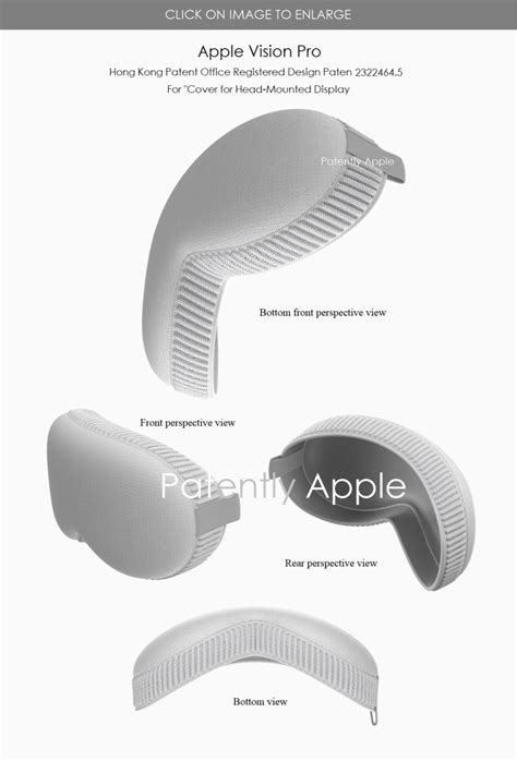 Apple won another 70 Design Patents for Apple Vision Pro, including one ...