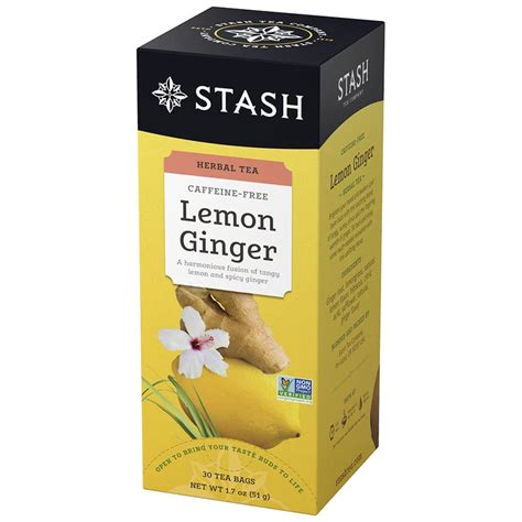 Stash Lemon Ginger Tea (30 Pack) | Tea & Coffee Company