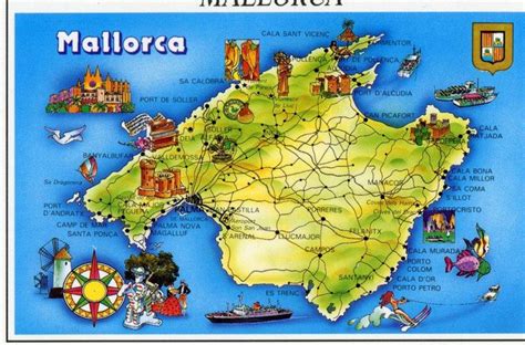 Map of Mallorca Island in Spain WeltAtlas.de ~ mapvine