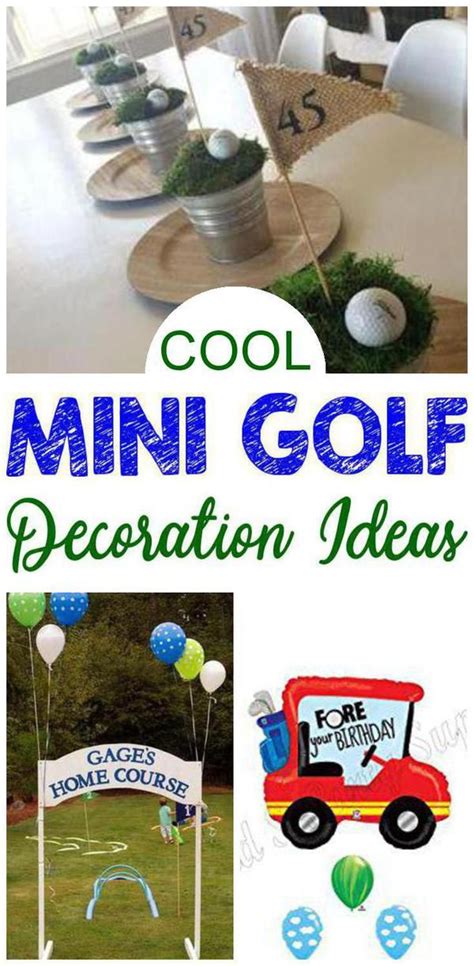 Best Mini Golf Party Decorations Kids Will Love - Kid Bam | Golf party ...