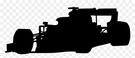 F1 Car Silhouette Png, Transparent Png - vhv