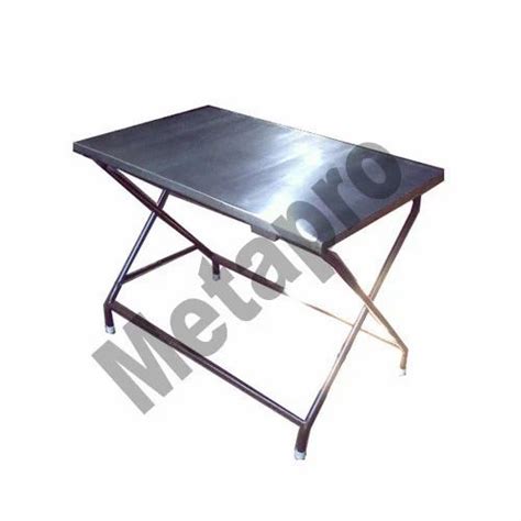 Folding Steel Table at Rs 4000 | Stainless Steel Folding Table in New ...