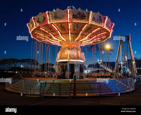 Big Swing Carnival Ride Stock Photo - Alamy