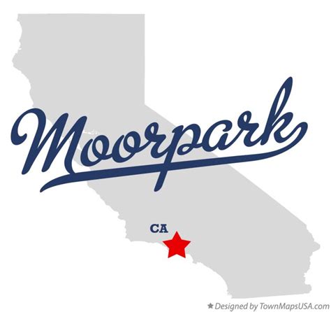 Map of Moorpark, CA, California