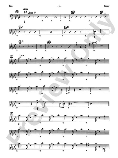 Caravan: String Bass: String Bass Part - Digital Sheet Music Download