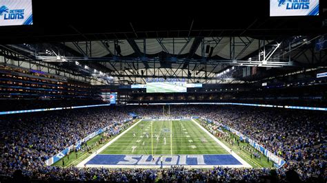 Detroit Lions will check out fan-less Ford Field before season opens