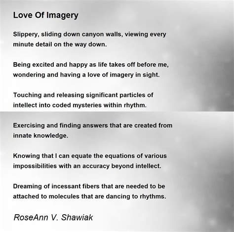 Imagery Poems