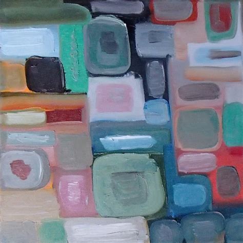 Red Green Abstract Painting - Etsy