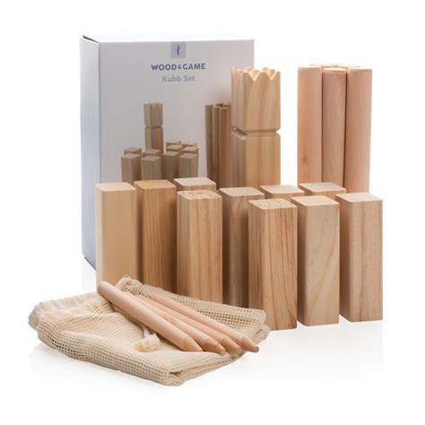 Wooden kubb set - GiftUp