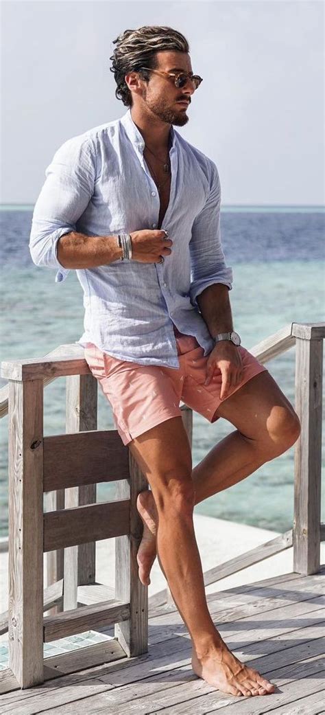 25 Best Men's Beach Outfit Ideas Images in April 2024