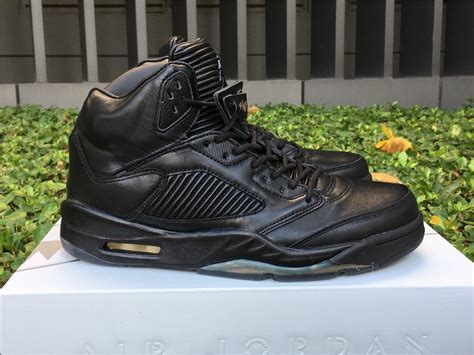 Jordan 5 Retro Premium Pinnacle Triple Black - All Black