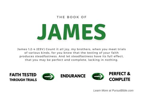 Book of James: Summary, Meaning & Application – Pursuit Bible