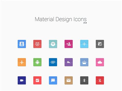 Material design icons - lutiklo