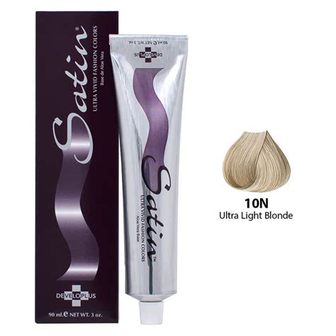 SATIN HAIR COLOR 10N ULTRA LT BLONDE – Cicelys Beauty Supply