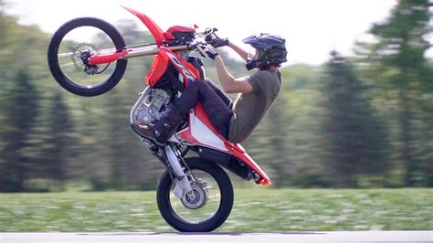 How To Wheelie a Motorcycle in 3 EASY steps.. (CRF300L Dual Sport Tutorial) - YouTube