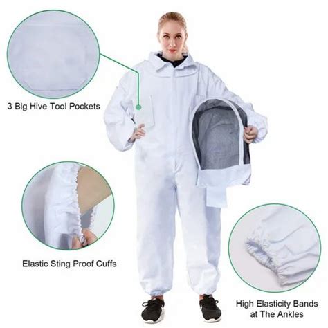 DTC Beekeeping Suit Ventilated Fencing Veil Hood Professional Beekeeper Suit Outfit (XL) at Rs ...