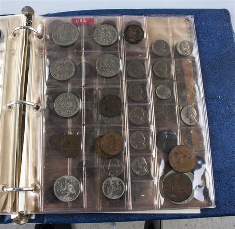 Collection Book of Assorted Coins