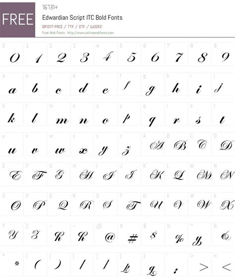 Edwardian Script ITC Bold 001.005 Fonts Free Download - OnlineWebFonts.COM