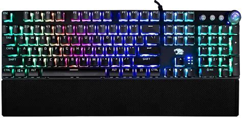 iBUYPOWER MEK 3 LT Mechanical Gaming Keyboard with Clicky Blue Switches, Aluminum Top Surface ...