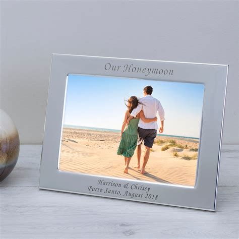 Silver Plated Personalised Photo Frame 7x5 - Etsy UK