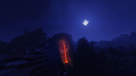 Minecraft Shaders Background Night