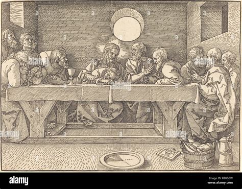 The Last Supper. Dated: 1523. Dimensions: image: 21.3 x 30.3 cm (8 3/8 ...