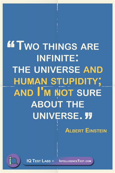 Infinity | Quotations, Intelligence quotes, Iq quote