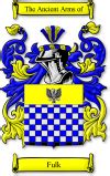 Fulk coat of arms / Fulk Family Crest