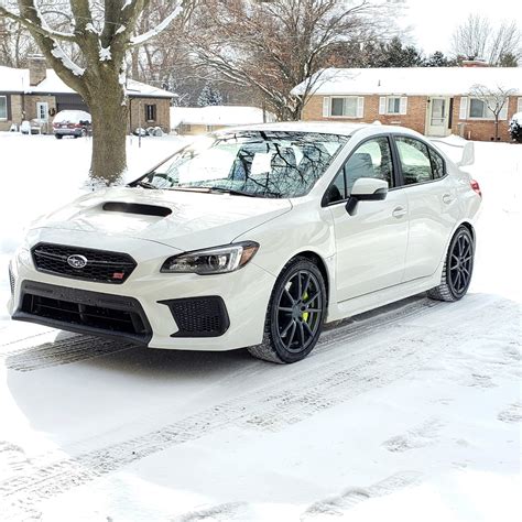 Snow day in Michigan : r/WRXSTi