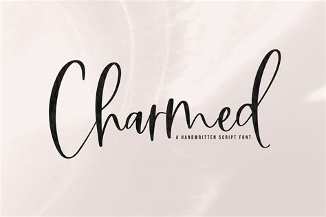 Charmed | Handwritten Script Font | Script Fonts ~ Creative Market