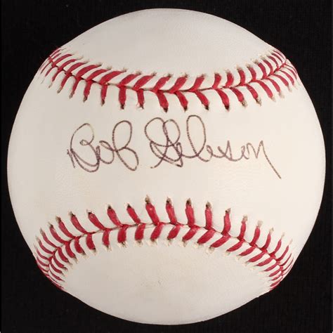 Bob Gibson Signed OML Baseball (Autograph Reference COA) | Pristine Auction