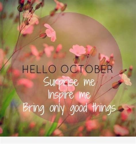 Hello October Quotes, Messages, Wishes, Status | October quotes, Hello ...