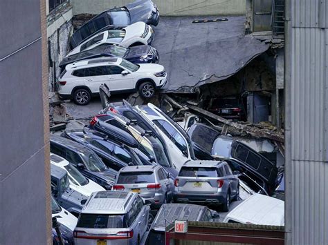 1 person is dead after a parking garage collapses in New York City : NPR