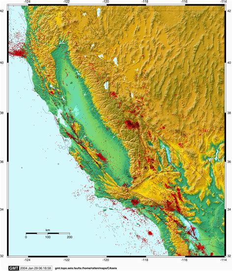 Usgs Earthquake Map California Nevada | secretmuseum