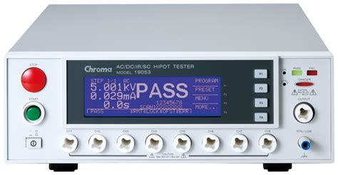 Insulation Resistance Test > Chroma