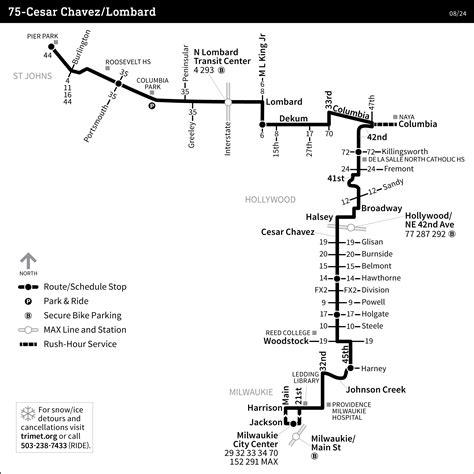 75 Bus Schedule | Examples and Forms