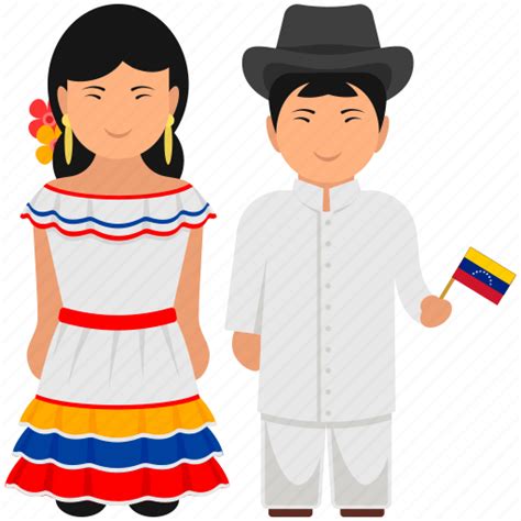 Cultural dress, national dress, urbanized clothing, venezuela couple ...