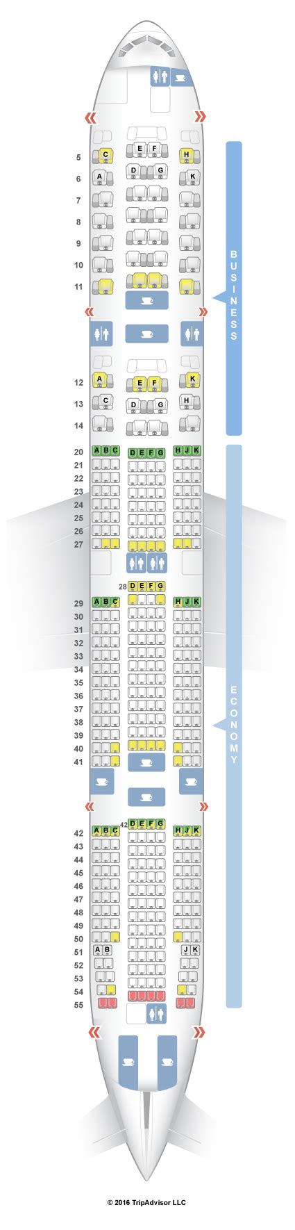 SeatGuru Seat Map Etihad Boeing 777-300ER (77W) Two Class V2 - SeatGuru