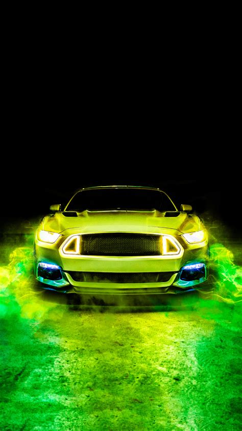 750x1334 Green Ford Mustang 4k iPhone 6, iPhone 6S, iPhone 7 ,HD 4k Wallpapers,Images ...