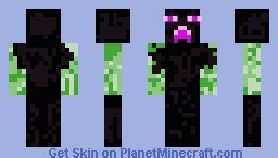 Enderman/Creeper Hybrid Skin Minecraft Skin