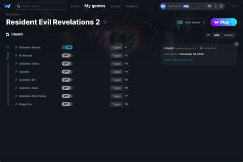 Resident Evil Revelations 2 Cheats & Trainers for PC | WeMod