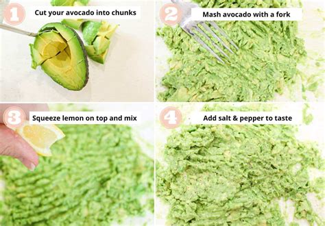 Easy Avocado Mash - The Balanced Nutritionist