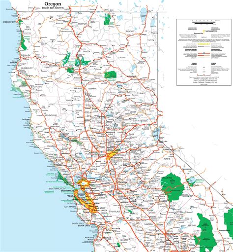 Road Map Of Northern California Coast - Printable Maps