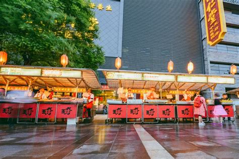 Night Food Market in Beijing, China Editorial Image - Image of capital ...