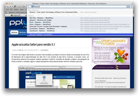 SafariOmnibar - Coloque a Omnibar no Safari - Pplware