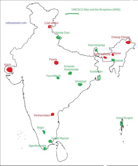 Biosphere Reserves | Resources | Geography of India ~ Civil Services Self Study