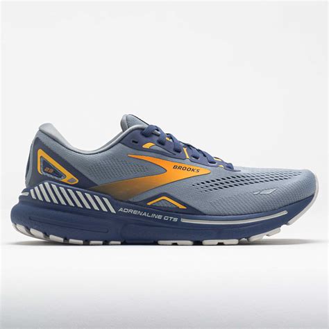 Brooks Adrenaline GTS 23 Men's Grey/Crown Blue/Orange – Holabird Sports