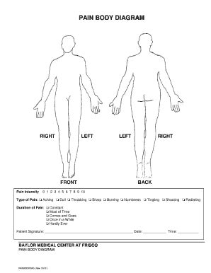 Printable Body Pain Chart: Complete with ease | airSlate SignNow