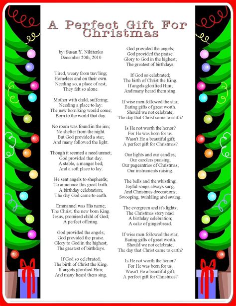 christian new year poems | Christmas Poems For Children Poetry And From Parents - JoBSPapa.com ...