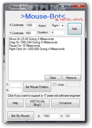 Mouse-Bot 1.0.0.2 - Download, Review, Screenshots